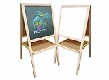 Enlarge toy image: My First Wooden Easel -  preschool activity for young kids