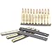 Ultimate Arms Gear USGI Set of 25 Pack .223 5.56mm 10 RD Round Military Mil-Spec Reusable Easy Reload Stripper Clips with Brass Insert Lining - Brand New Made In The USA Factory