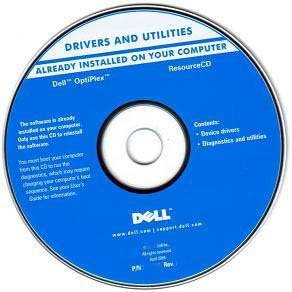 External hard drive:DELL Optiplex CD for Reinstalling Device Drivers and Diagnostics and Utilities for 745 740 320 745C P/N UC450 Rev. A14