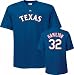 Josh Hamilton Majestic Name and Number Royal Texas Rangers T-Shirt