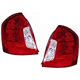 Hyundai Accent Sedan Replacement Tail Light Assembly - 1-Pair by AutoLightsBulbs