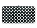 Designer Wallets - BLACK DOTZ Large Metropolitan Designer Hard Case Wallet