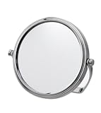 Danielle Chrome Mini Vanity Mirror Easel Stand, 6.5 cm Diameter - B001216C94