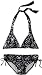 Kanu Surf Girls 7-16 Come Together Bikini, Black, 10