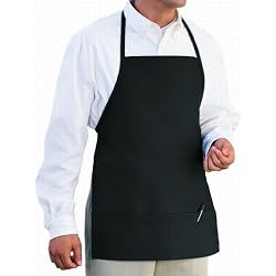 Augusta Mid-Length Apron w/pouch - 20" x 24"