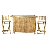 Small Bar and Folding Stool Set