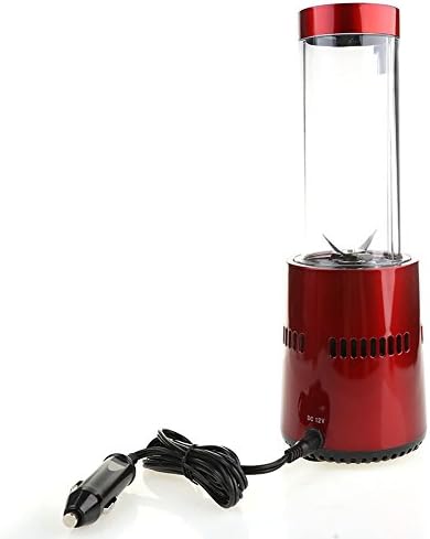 SHW 300 ML (10 Fluid Ounces) Car Use Fruit Juice Blender (Red)