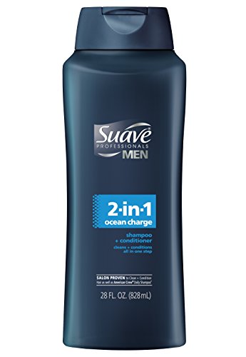 Suave Professionals Men Ocean Charge 2-in-1 Shampoo + Conditioner, 28 Fl oz