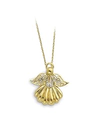 Sterling Silver & Gold-plated Angel of Remembrance 18in Necklace