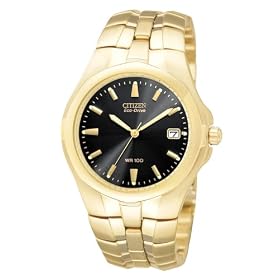 Citizen Men's BM0192-59E Eco-Drive Gold-Tone Stainless Steel Watch