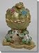 Sitting Toad Jeweled Jewelry Trinket Box J1N10