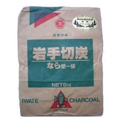 国産　岩手ナラ切炭　6Kg ☆即納商品☆