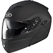 HJC Solid Men's Sy-Max III Street Racing Motorcycle Helmet - Matte Black