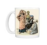 Afghan men and an Indian dancer Photo Mugs