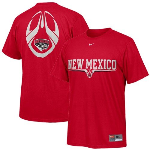 Nike New Mexico Lobos Cherry Team Issue T-shirt