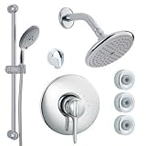 Hansgrohe 04157820 Allegro E Trim, ThermoBalance III Shower Set, Brushed Nickel