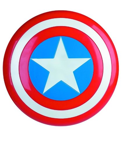  Marvel TM Captain America Costume Shield (14")