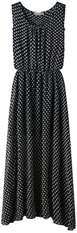 Woman Semi Sheer Chiffon Midi Soft Polka Dot Wear To Work Dress