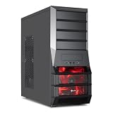 Sharkoon Vaya PC Gehäuse (ATX, 4x 3,5 intern, 1x 3,5 extern, 2x Audio, 2x USB 2.0)