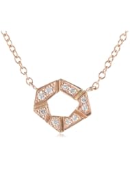 Ron Hami "Orighami" Diamond Pendant Necklace, 16"