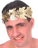 New Roman Golden Laurel Leaves Wreath Costume Headband