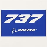 737 Blue Sticker