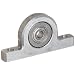 Spyraflo PB0-SR2AZZ 1/8" Inner Diameter, Mounted Miniature Precision Ball Bearing In An Aluminum Housing