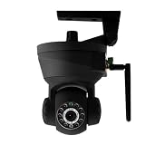 IP Surveillance Camera with Angle Control and Motion Detection (Black)