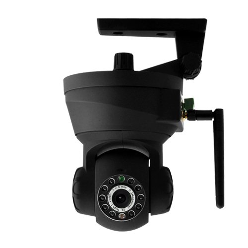 IP Surveillance Camera with Angle Control and Motion Detection (Black)