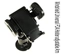 Universal-Halter mit Saugfuss und Scharnierarm (16cm), Luftungsschachtclip für Handy/PDA/Navi/etc.