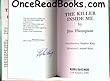 The Killer Inside Me/Deluxe Signed by Stephen King