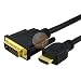 HDMI-M to DVI-M Cable, 25 FT / 7.6 M