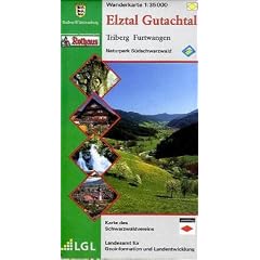 LGL BW 35 000 Wander Elztal-Gutachtal: Wanderkarte Naturpark S�dschwarzwald