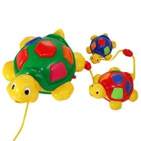 Pull-Along Musical Turtles -Affordable Gift for your Little One! Item #LMID-1179 by Megcos Toy Company LTD