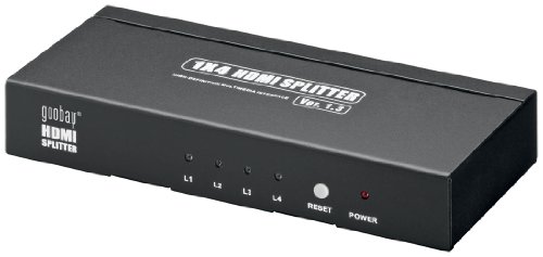 Wentronic AVS 44-4 HDMI 1 in/4 out Umschaltbox inkl. Netzteil Preisvergleich