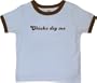 Urban Smalls Chicks Dig Me Short Sleeve T-Shirt, Sky Blue, 18-24 Months