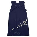 卒業式袴　桜刺繍の袴　濃紺　Lサイズ　BSK-L