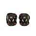 Physport Red Safety Protective Gear Keen,Elbow,Wrist 6 pcs Set Protective Pads Red and Black M Size