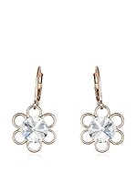 Annie Ram Pendientes  Metal Rosado