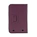 GMYLE(R) Purple PU Leather Slim Folio Magnetic Flip Stand Case Cover with Sleep/Wake Function for Barnes & Noble Nook HD 7