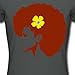 Yellow Flower Women's T-Shirt by American Apparel by Spreadshirt