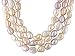STERLING SILVER CULTURED FRESHWATER PEARL NECKLACE