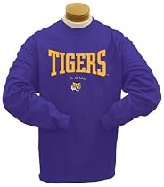 LSU Tigers Felt Applique Long Sleeve T-Shirt