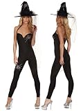Sexy Witch Jumpsuit Costume - SMALL