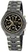 Seiko Men's Alarm Chronograph Black Ion Watch #SNA283