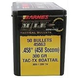 458 Socom; For: 300 Grain TACTX Boat Tail (Per 50); MFG: Barnes Bullets; Catagory:... by 