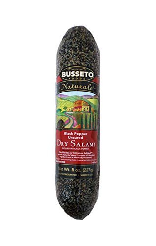 Busseto Dry Cured Salami - Black Pepper (8 ounce)