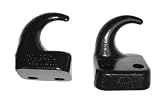 Rugged Ridge Black Powder Coated Trim Accessories Tow Hooks Jeep Wrangler 1987 to 1995 (YJ) 6 Piece Billet Stone Guard Set
