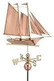 IMAGE OF Schooner Boat Weathervane