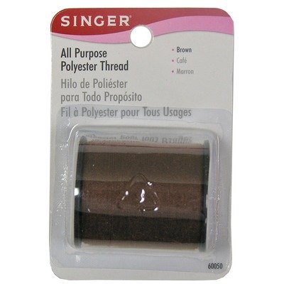 SINGER All Purpose Polyester Thread 150 Yard Brown